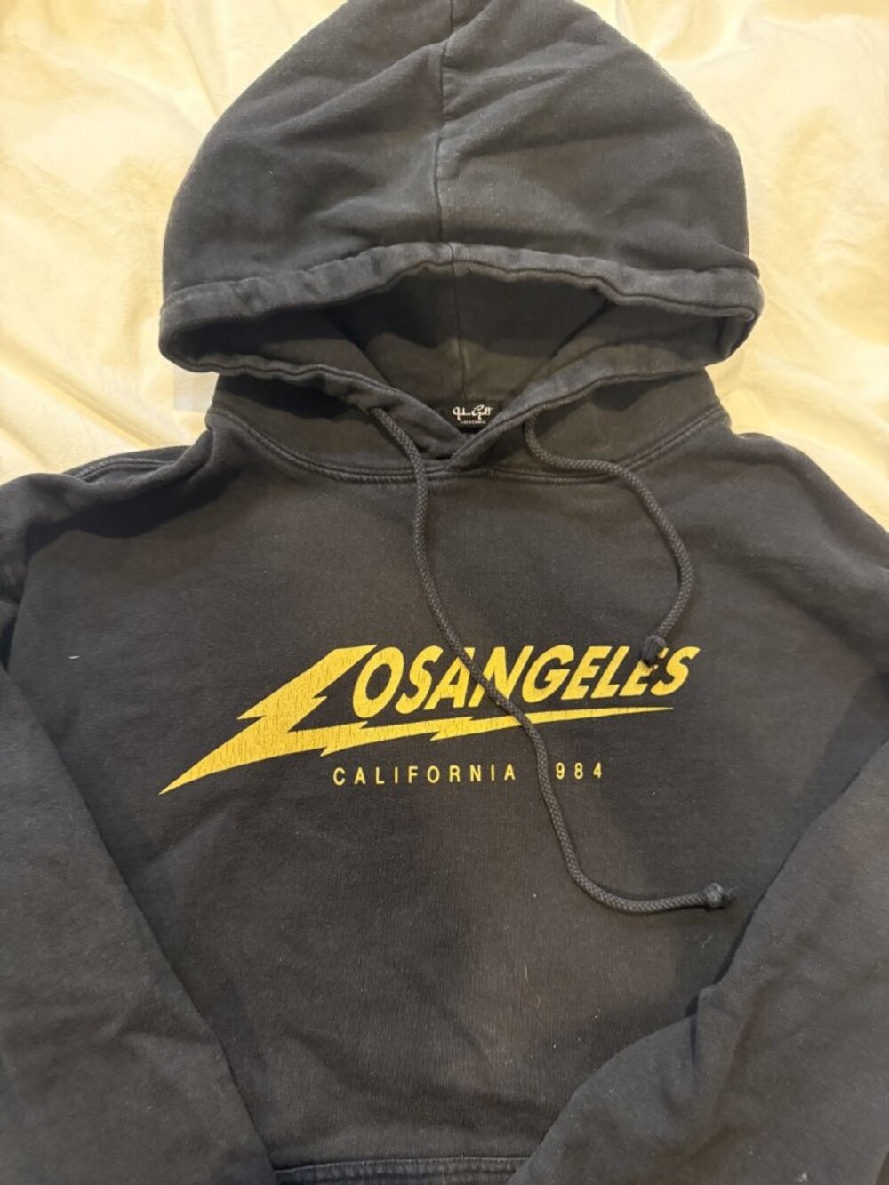 John Galt Brandy Melville Black Los Angeles California 984 Hoodie